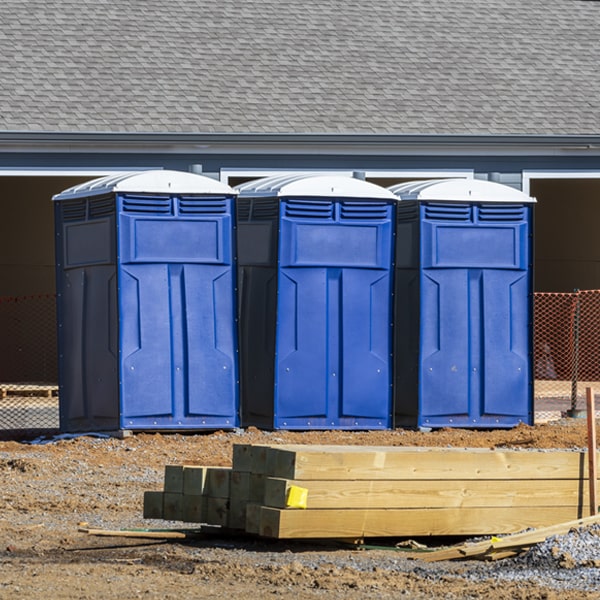 are there any restrictions on what items can be disposed of in the portable toilets in Terrell NC